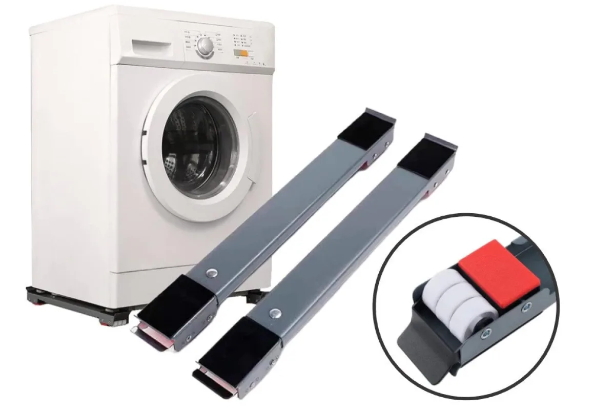 Suporte De Base Com Rodinha Para Geladeira Fogão Máquina Lavar Lousa Base Carrinho até 200kg